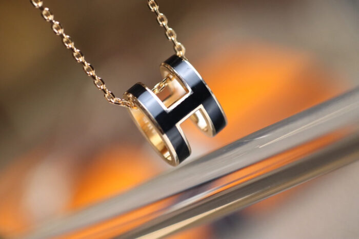 【Valleron Jewelry】POP H PEDANT PINK GOLD - Image 4