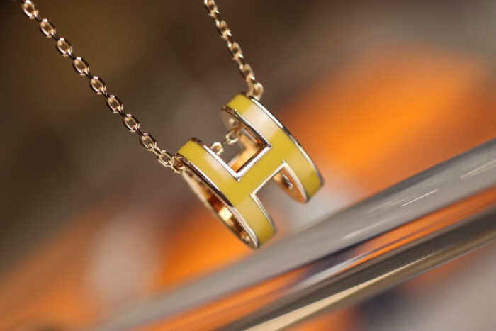【Valleron Jewelry】POP H PEDANT PINK GOLD - Image 6
