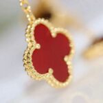 【Valeron Jewelry】CLOVER  2 MOTIF  TIGER EYE CARNELIAN EARRINGS - Image 6