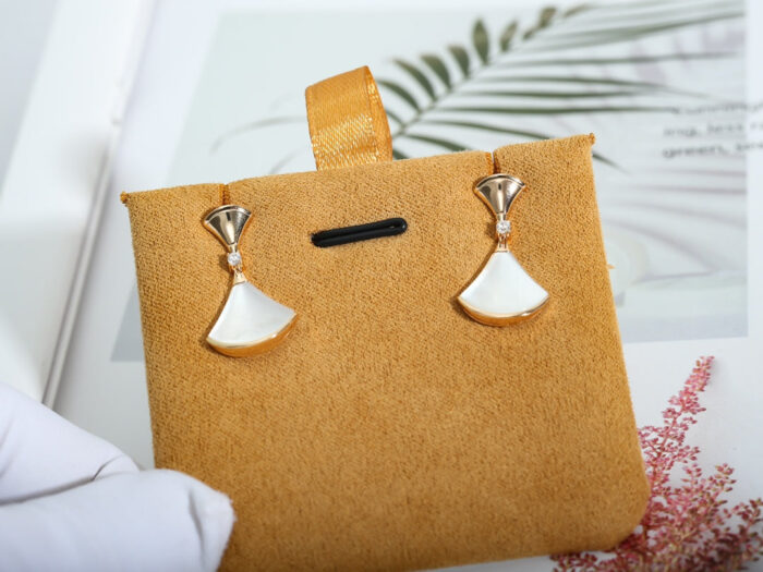 【Valeron Jewelry】DREAM MOP PINK GOLD EARRINGS - Image 3