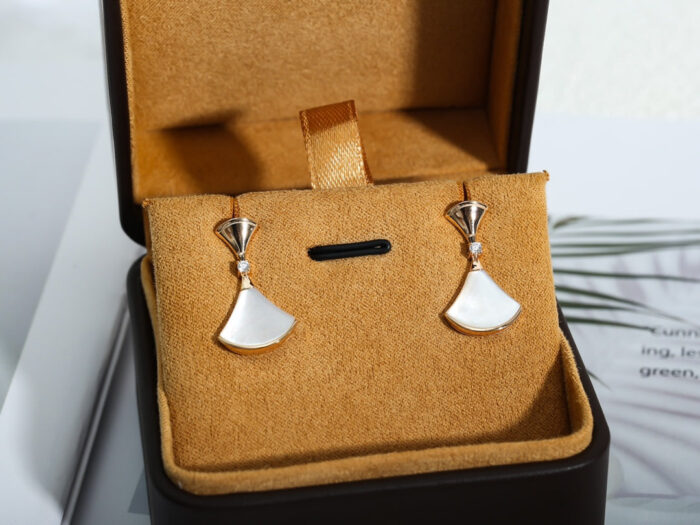 【Valeron Jewelry】DREAM MOP PINK GOLD EARRINGS - Image 4