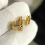 【Valeron Jewelry】CLOVER MINI 9.5MM MALACHITE  EARRINGS - Image 3