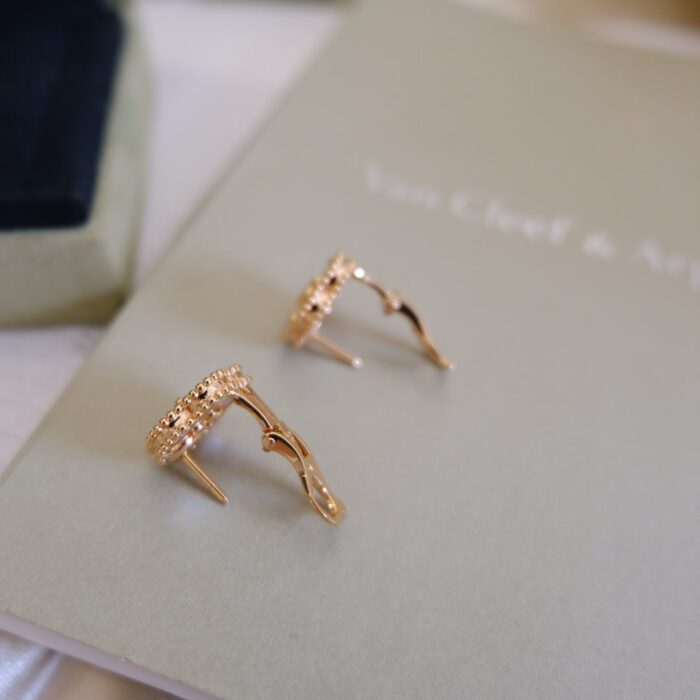 【Valeron Jewelry】LUCKY PINK GOLD WHITE MOP EARRINGS - Image 10