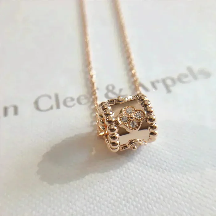 【Valleron Jewelry】PERLEE PEDANT NECKLACE GOLD / ROSE GOLD - Image 4