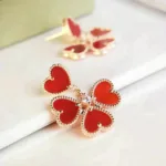 【Valleron Jewelry】SWEET CLOVER CARNELIAN EARRINGS - Image 4