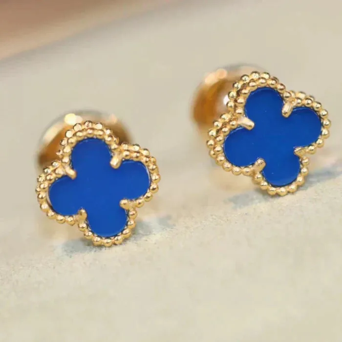 【Valeron Jewelry】CLOVER MINI 9.5MM TURQUOISE EARRINGS - Image 3
