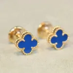 【Valeron Jewelry】CLOVER MINI 9.5MM TURQUOISE EARRINGS - Image 4
