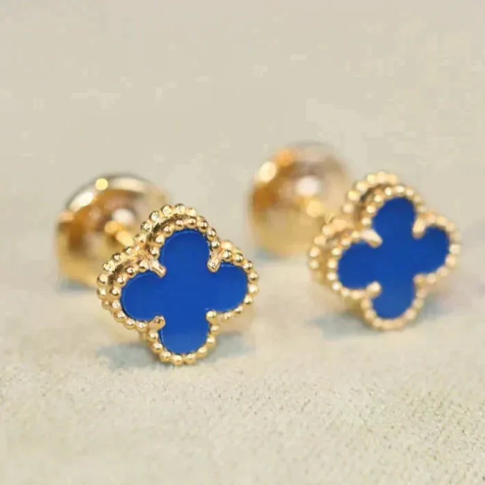 【Valeron Jewelry】CLOVER MINI 9.5MM TURQUOISE EARRINGS - Image 4