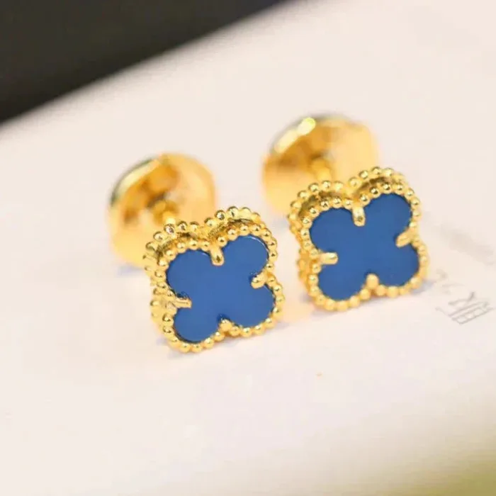 【Valeron Jewelry】CLOVER MINI 9.5MM TURQUOISE EARRINGS - Image 7