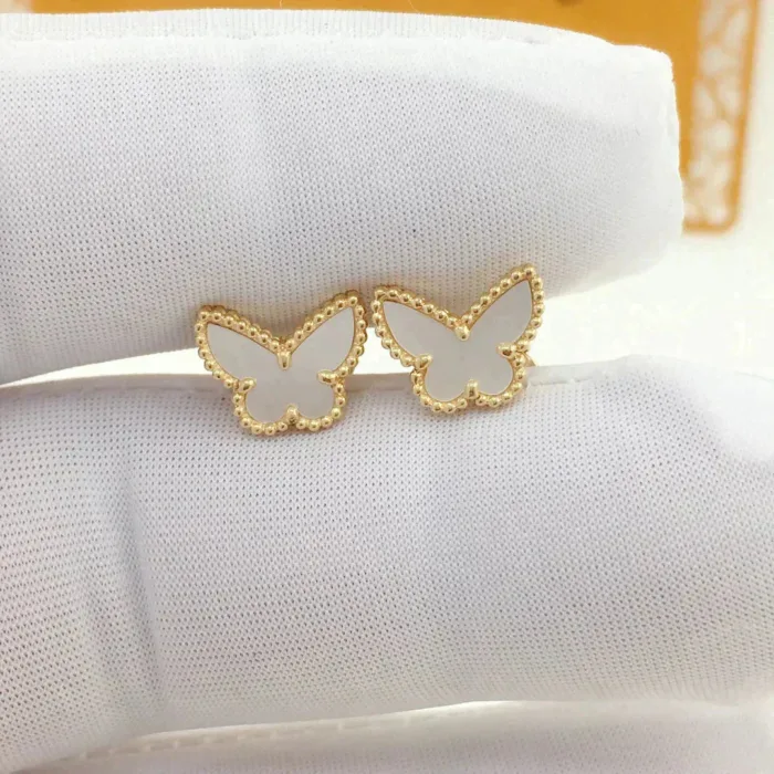 【Valeron Jewelry】SWEET BUTTERFLY MOP EARSTUDS - Image 4