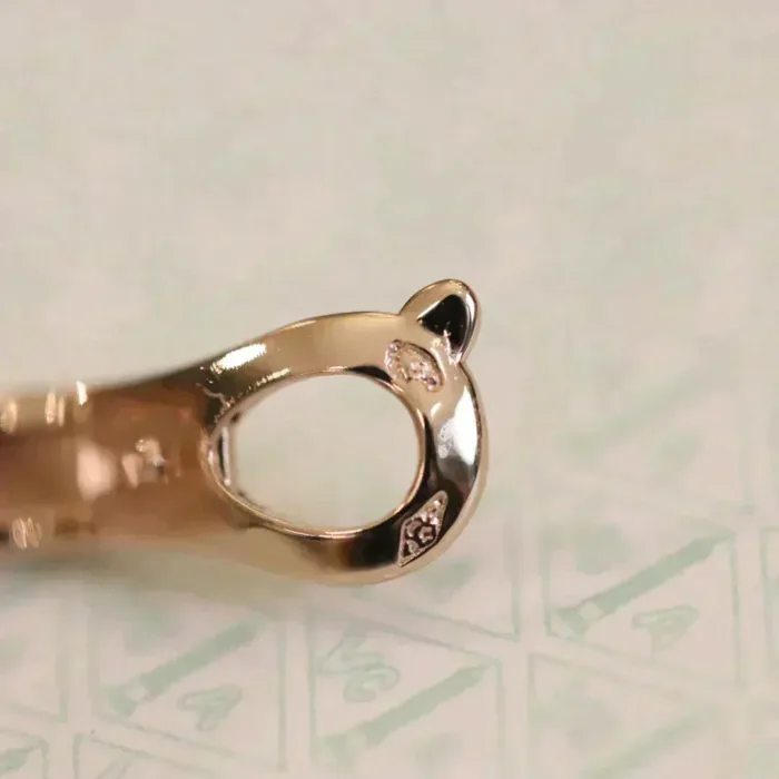 【Valeron Jewelry】CLOVER MEDIUM 1 MOTIFS FUll DIAMOND EARRINGS - Image 5