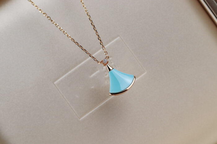 【Valleron Jewelry】DREAM NECKLACE TURQUOISE PINK GOLD - Image 3