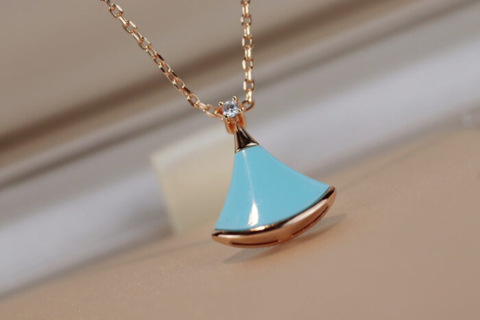 【Valleron Jewelry】DREAM NECKLACE TURQUOISE PINK GOLD - Image 5