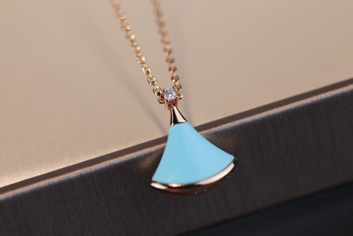 【Valleron Jewelry】DREAM NECKLACE TURQUOISE PINK GOLD - Image 7