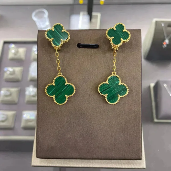 【Valeron Jewelry】CLOVER 2 MOTIFS  EARRINGS (MULTIPLE CHOICESC - Image 3