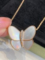 【Valeron Jewelry】BUTTERFLY GOLD MOP DIAMOND NECKLACE