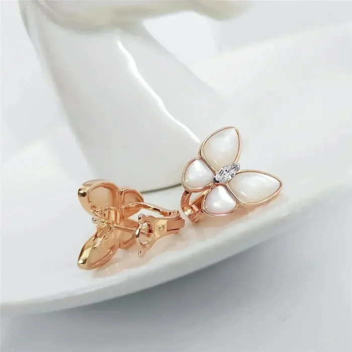 【Valeron Jewelry】BUTTERFLY MOP DIAMOND EARRINGS - Image 6