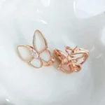 【Valeron Jewelry】BUTTERFLY MOP DIAMOND EARRINGS - Image 2