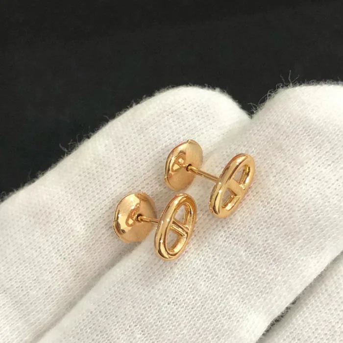 【Valeron Jewelry】CHAINE SMALL EARRINGS GOLD AND SILVER - Image 4