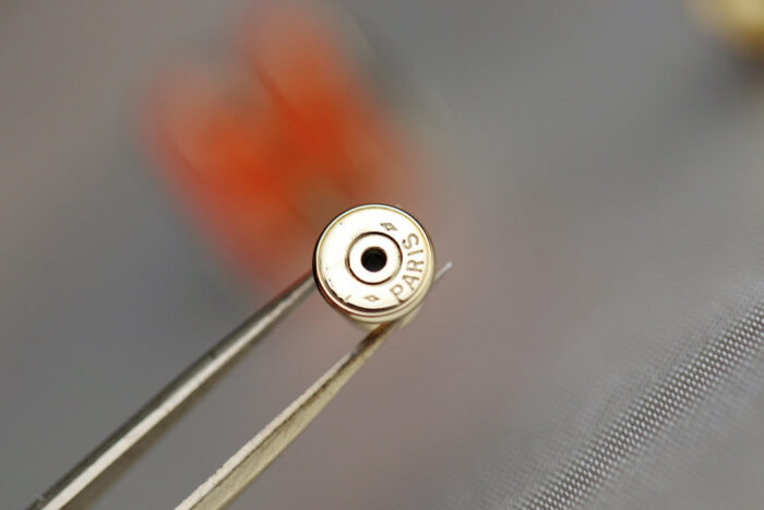 【Valeron Jewelry】MINI POP H EARRINGS ORANGE - Image 8