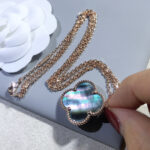 【Valeron Jewelry】CLOVER 25MM GOLD DARK MOP BIG CLOVER NECKLACE - Image 4