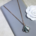 【Valeron Jewelry】CLOVER 25MM GOLD DARK MOP BIG CLOVER NECKLACE - Image 8