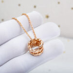 【Valleron Jewelry】SERPENTI PINK GOLD NECKLACE DIAMOND - Image 3