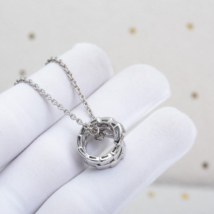 【Valleron Jewelry】SERPENTI SILVER NECKLACE DIAMOND - Image 3