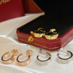 【Valeron Jewelry】LOVE EARRINGS 5.7MM 2 DIAMONDS