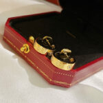 【Valeron Jewelry】LOVE EARRINGS 5.7MM 2 DIAMONDS - Image 3