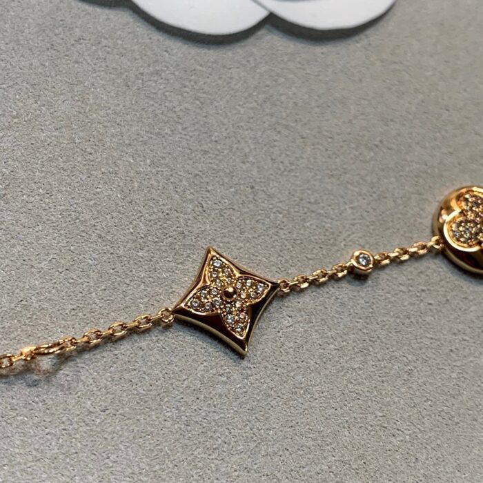【Valeron Jewelry】STAR AND SUN 4 MOTIFS GOLD DIAMONDS BRACELET - Image 7