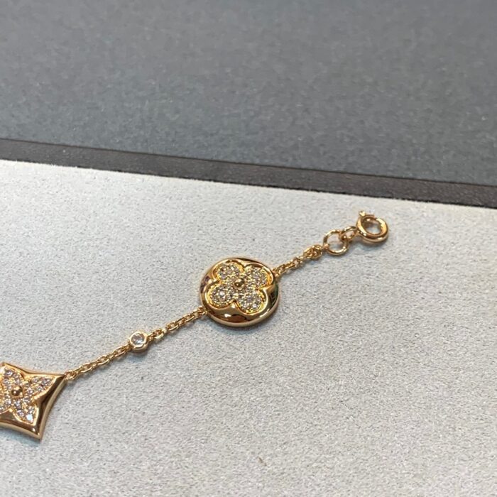 【Valeron Jewelry】STAR AND SUN 4 MOTIFS GOLD DIAMONDS BRACELET - Image 8