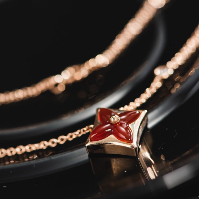 【Valleron Jewelry】STAR NECKLACE PINK GOLD 1 DIAMOND - Image 8