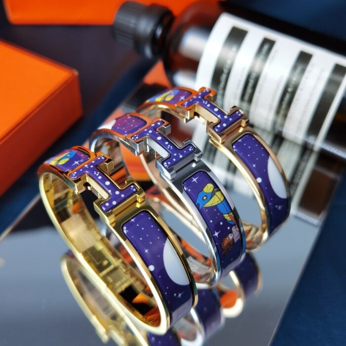 【Valeron Jewelry】H STAR AND MOON BRACELET 12MM - Image 8