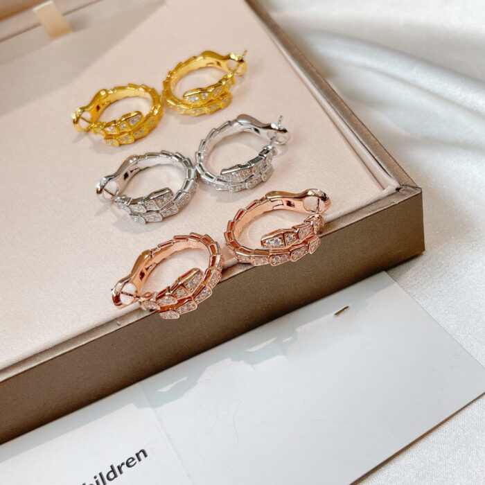 【Valeron Jewelry】SERPENTI EARRINGS DIAMOND - Image 7