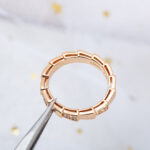 【Valerone Jewelry】SERPENTI RING PINK GOLD  3MM - Image 4