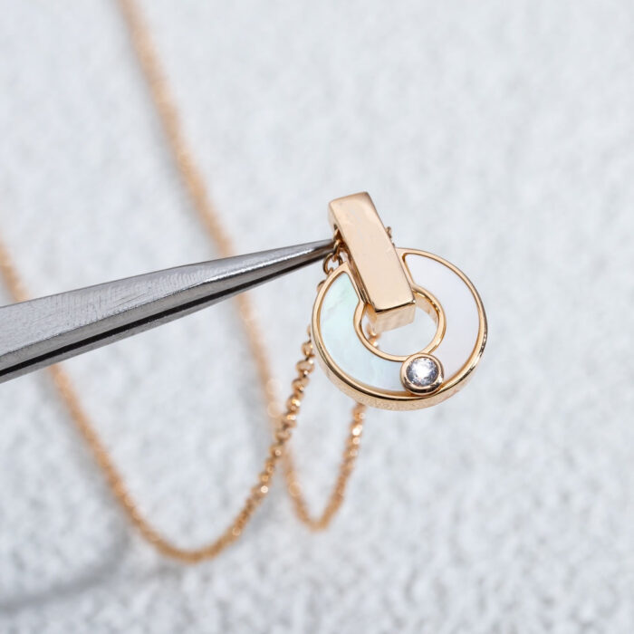 【Valleron Jewelry】GARI NECKLACE PINK GOLD MOP - Image 5