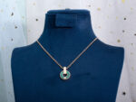 【Valleron Jewelry】GARI NECKLACE PINK GOLD MALACHITE - Image 3