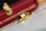 【Valleron Jewelry】LOVE NECKLACE DOUBLE RING GOLD - Image 3