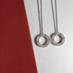 【Valleron Jewelry】LOVE NECKLACE ADJUSTABLE SILVER - Image 3