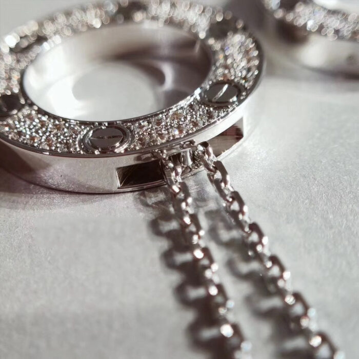 【Valleron Jewelry】LOVE NECKLACE ADJUSTABLE SILVER - Image 7