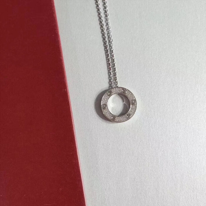 【Valleron Jewelry】LOVE NECKLACE ADJUSTABLE SILVER - Image 8