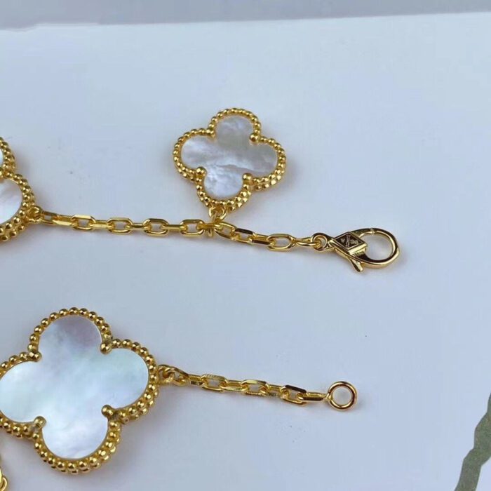 【Valerone Jewelry】MAGIC CLOVER MOP GOLD BRACELET 5 MOTIFS - Image 6