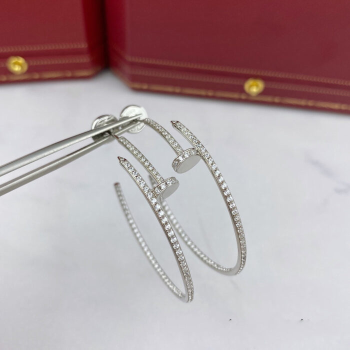 【Valeron Jewelry】JUSTE EARRINGS FULL DIAMONDS 1.8MM - Image 4
