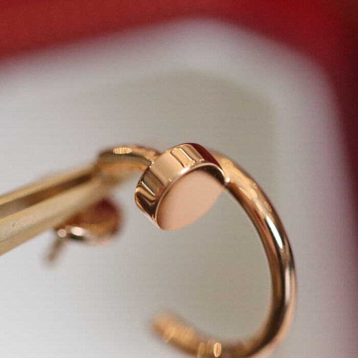 【Valeron Jewelry】JUSTE EARRINGS PINK GOLD - Image 1