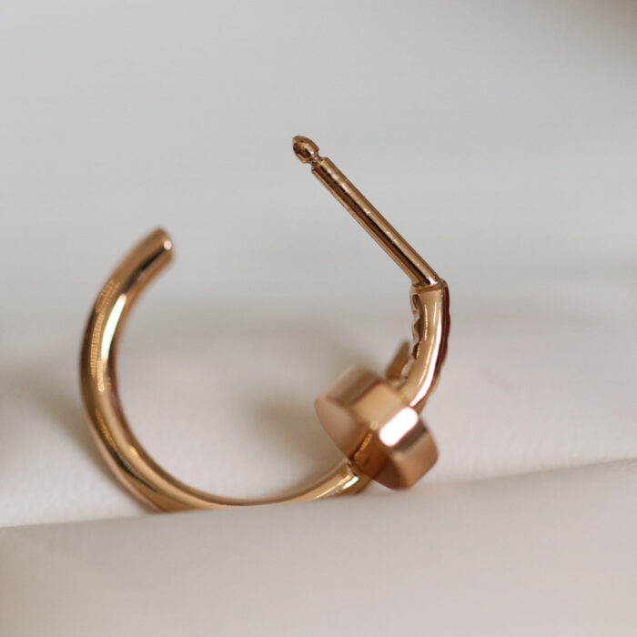 【Valeron Jewelry】JUSTE EARRINGS PINK GOLD - Image 5