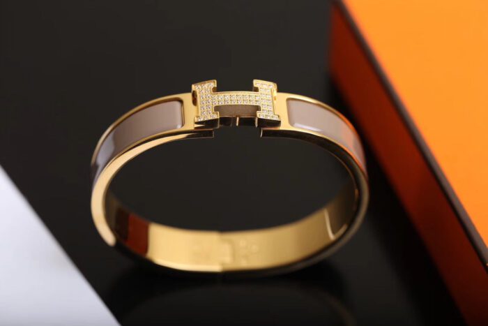 【Valeron Jewelry】H BRACELET GOLD DIAMOND - Image 2