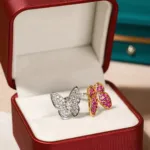 【Valeron Jewelry】TWIN BUTTERFLY DIAMOND RING - Image 3