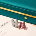 【Valeron Jewelry】TWIN BUTTERFLY DIAMOND RING - Image 6