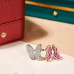 【Valeron Jewelry】TWIN BUTTERFLY DIAMOND RING - Image 7